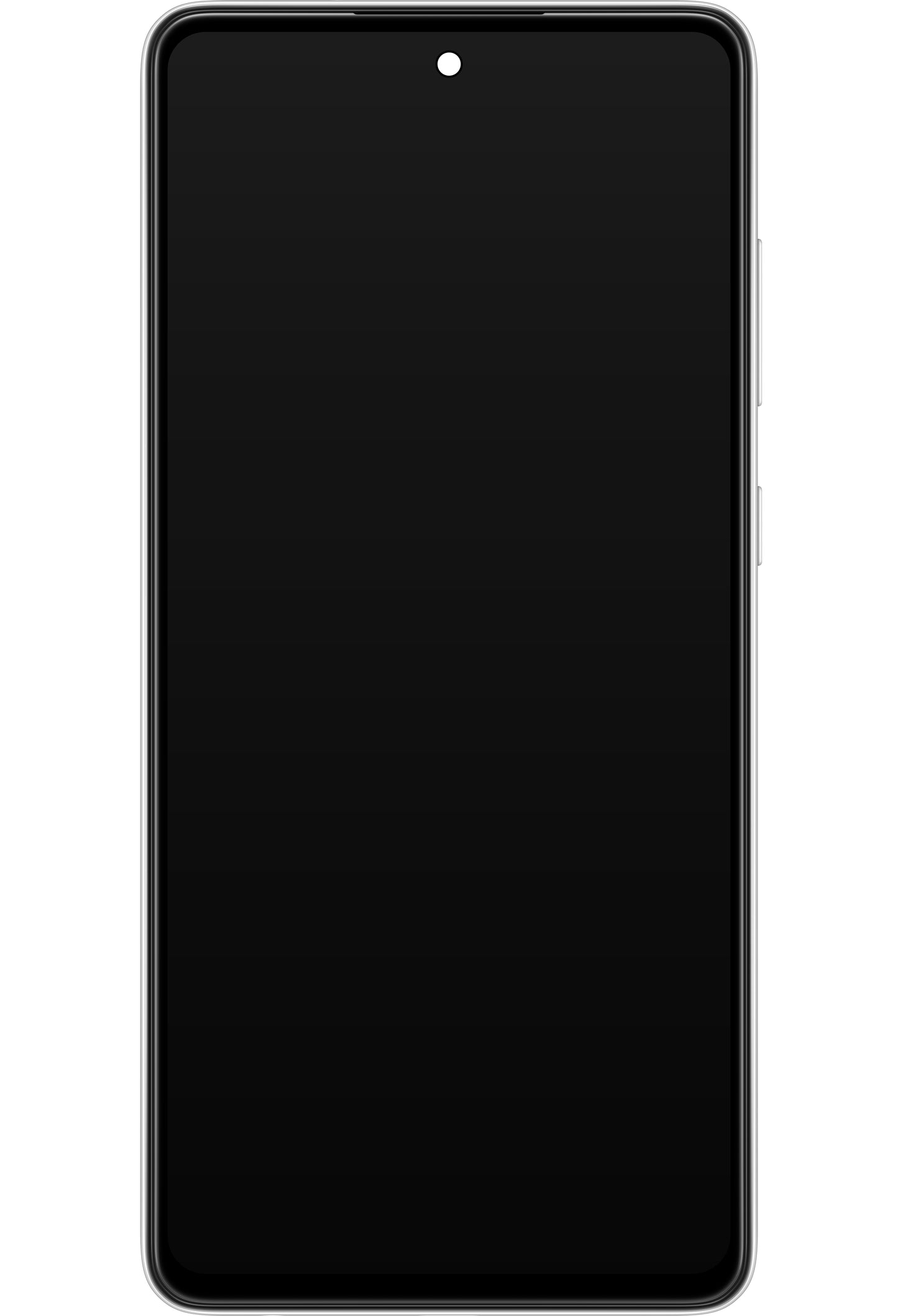 Zaslon s dodirnim ekranom Samsung Galaxy A72 A725 / A72 5G A726, s okvirom, bijeli, servisni paket GH82-25460D