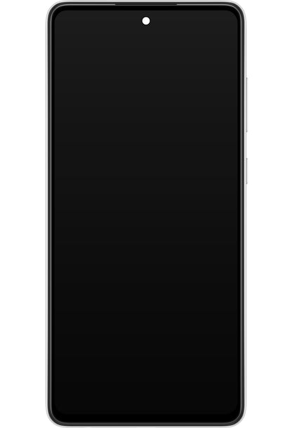 Zaslon s dodirnim ekranom Samsung Galaxy A72 A725 / A72 5G A726, s okvirom, bijeli, servisni paket GH82-25460D