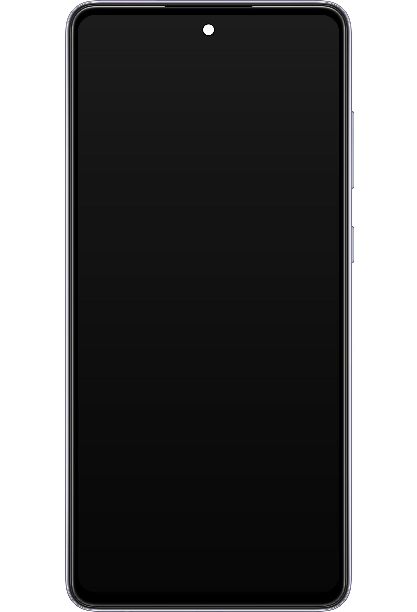 Zaslon s dodirnim ekranom Samsung Galaxy A72 A725 / A72 5G A726, s okvirom, ljubičasti, servisni paket GH82-25460C