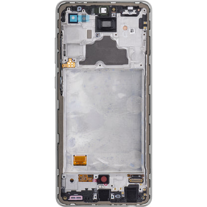 Zaslon s dodirnim ekranom Samsung Galaxy A72 A725 / A72 5G A726, s okvirom, bijeli, servisni paket GH82-25460D