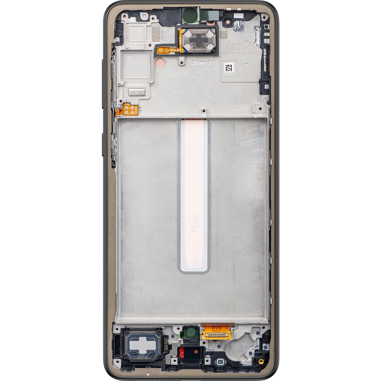 Zaslon s dodirnim ekranom Samsung Galaxy A33 5G A336, s okvirom, crni, paket za servis GH82-28143A