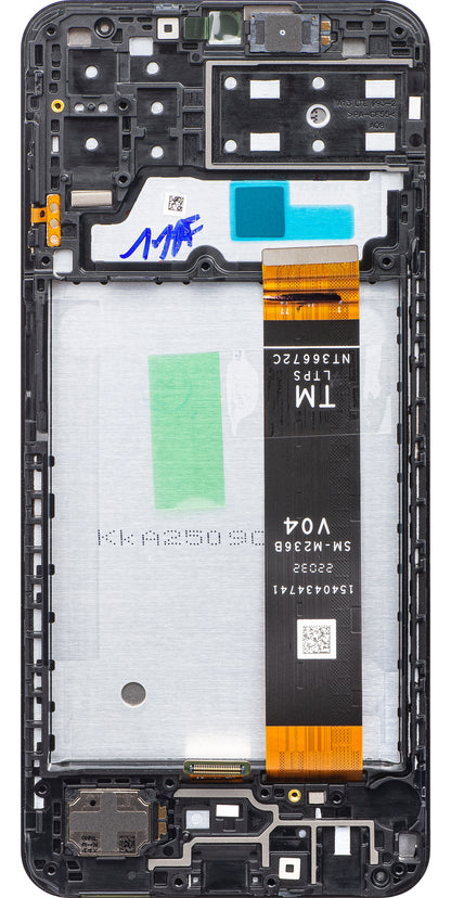Zaslon s dodirnim ekranom Samsung Galaxy A13 A135, s okvirom, crni, servisni paket GH82-28508A