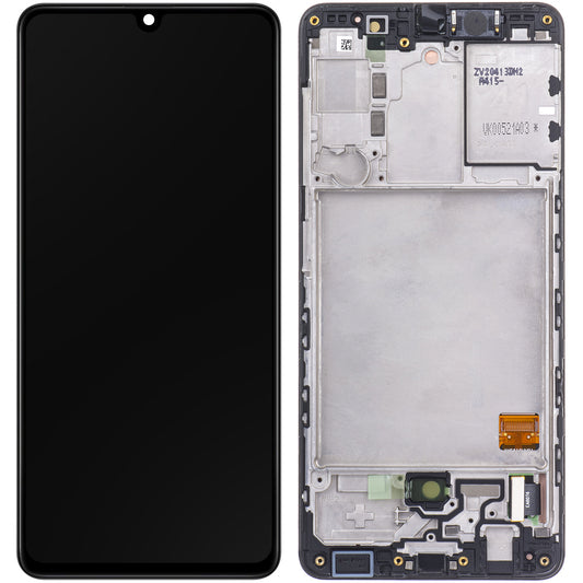 Display s Touchscreenom Samsung Galaxy A41 A415, s Okvirom, Crni, Service Pack GH82-22860A