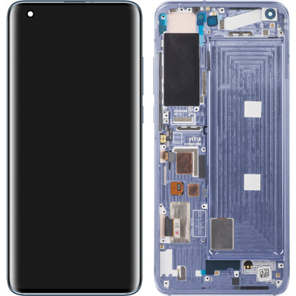 Zaslon s dodirnim ekranom Xiaomi Mi 10 5G, s okvirom, Verzija 7, Siva (Twilight Grey), Servisni paket 56000J00J200