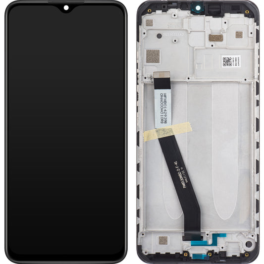 Display s Touchscreenom Xiaomi Redmi 9, s Okvirom, Crni, Service Pack 5600050J1900