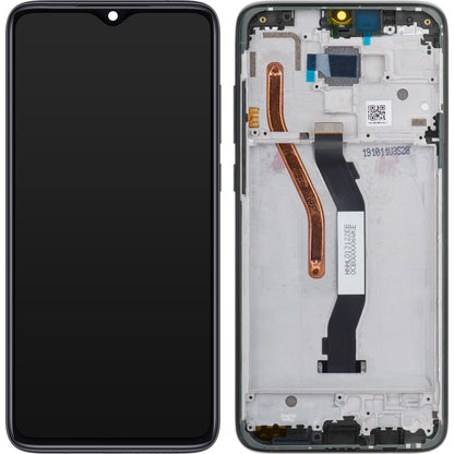 Zaslon s dodirnim ekranom Xiaomi Redmi Note 8 Pro, s okvirom, crni, Service Pack 56000500G700
