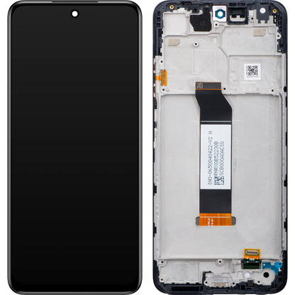 Zaslon s dodirnim ekranom Xiaomi Redmi Note 10 5G, s okvirom, sivi, paket za servis 5600020K1900