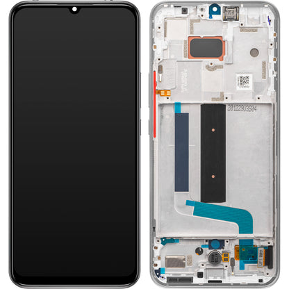 Zaslon s dodirnim ekranom Xiaomi Mi 10 Lite 5G, s okvirom, bijeli, Service Pack 56000500J900