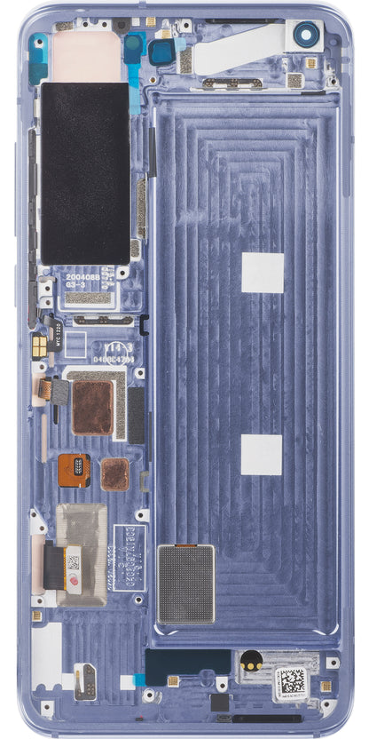 Zaslon s dodirnim ekranom Xiaomi Mi 10 5G, s okvirom, Verzija 7, Siva (Twilight Grey), Servisni paket 56000J00J200