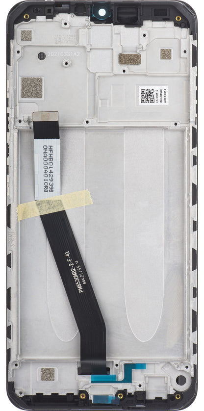 Display s Touchscreenom Xiaomi Redmi 9, s Okvirom, Crni, Service Pack 5600050J1900