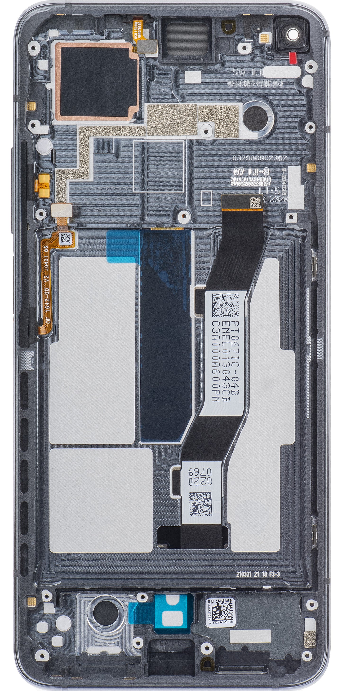 Zaslon s dodirnim ekranom Xiaomi Redmi K30S / 10T 5G / 10T Pro 5G, s okvirom, crni, Service Pack 5600030J3S00