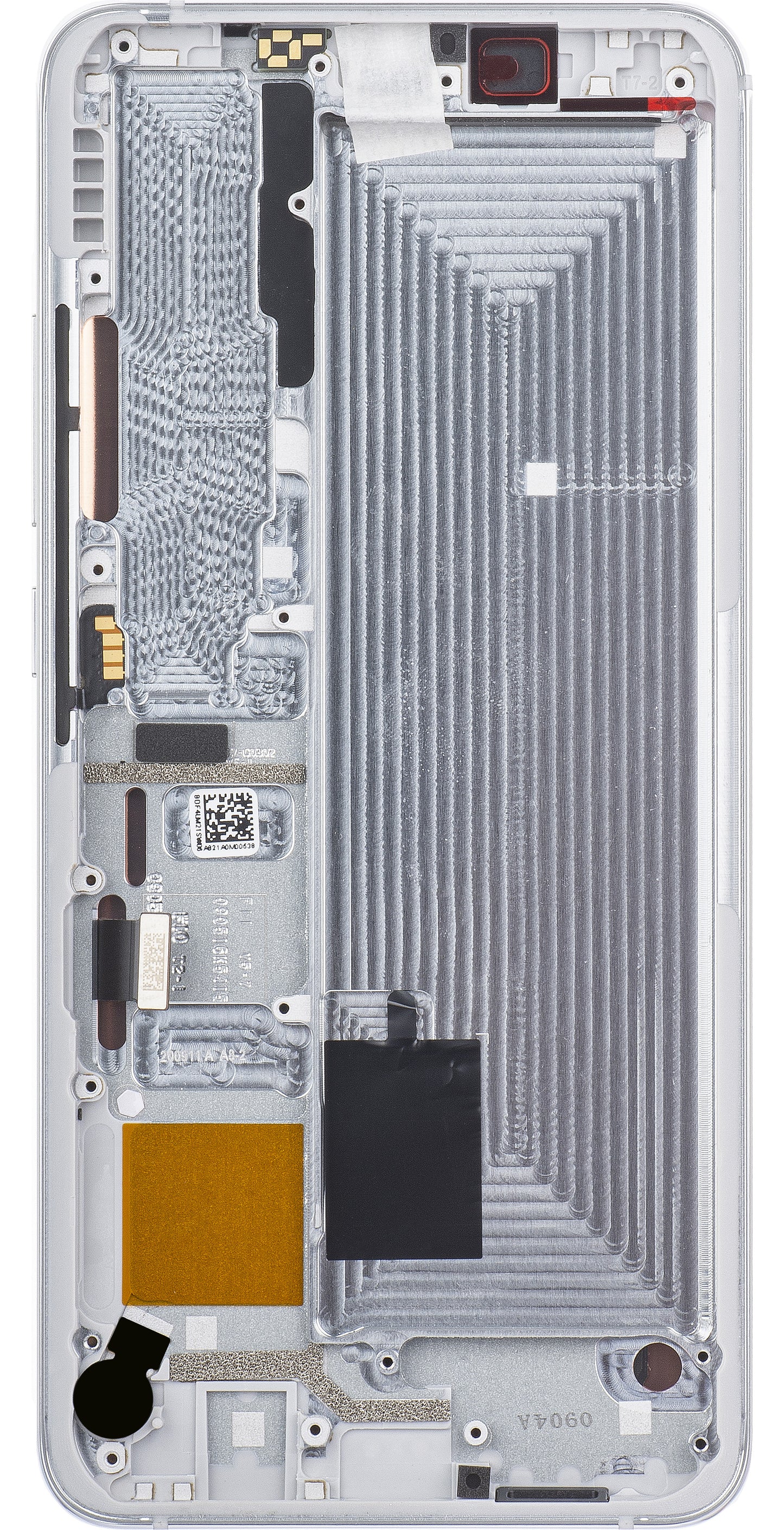 Zaslon s dodirnim ekranom Xiaomi Mi Note 10 / Note 10 Pro, s okvirom, bijeli, Service Pack 56000200F400