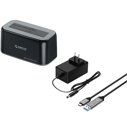 Docking Station Orico 6819C3 1-Drive za HDD / SSD SATA 2.5inch / 3.5inch, Crna