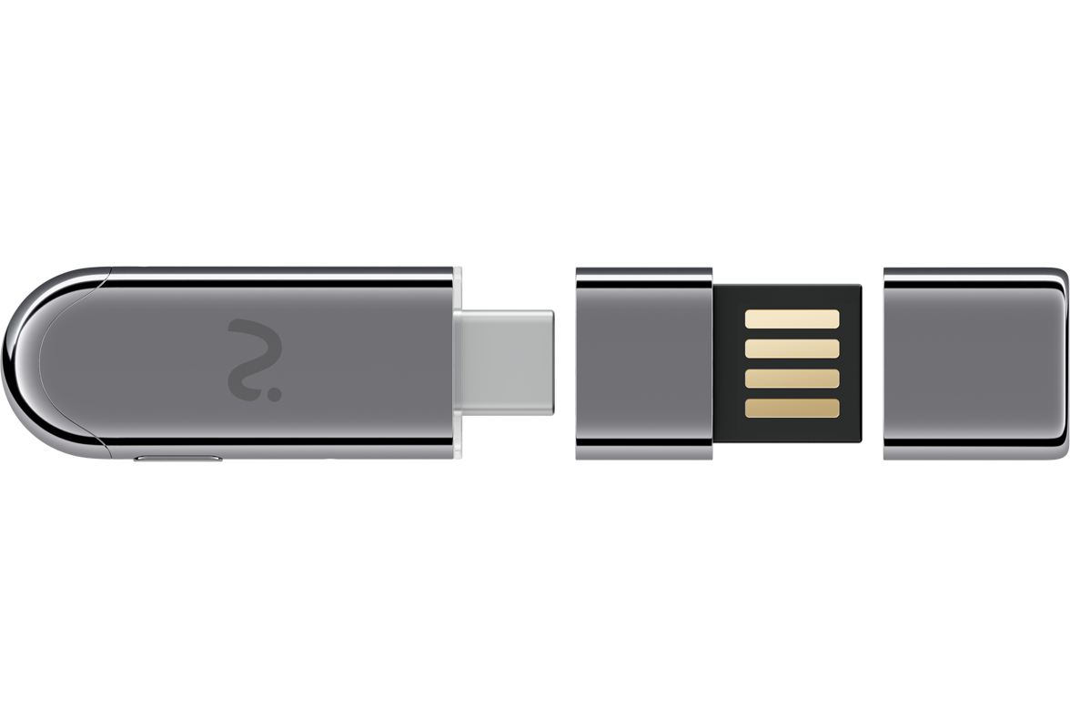 Dongle za snimanje / diktafon Viaim NoteKit AI, USB-C / USB-A, Siva
