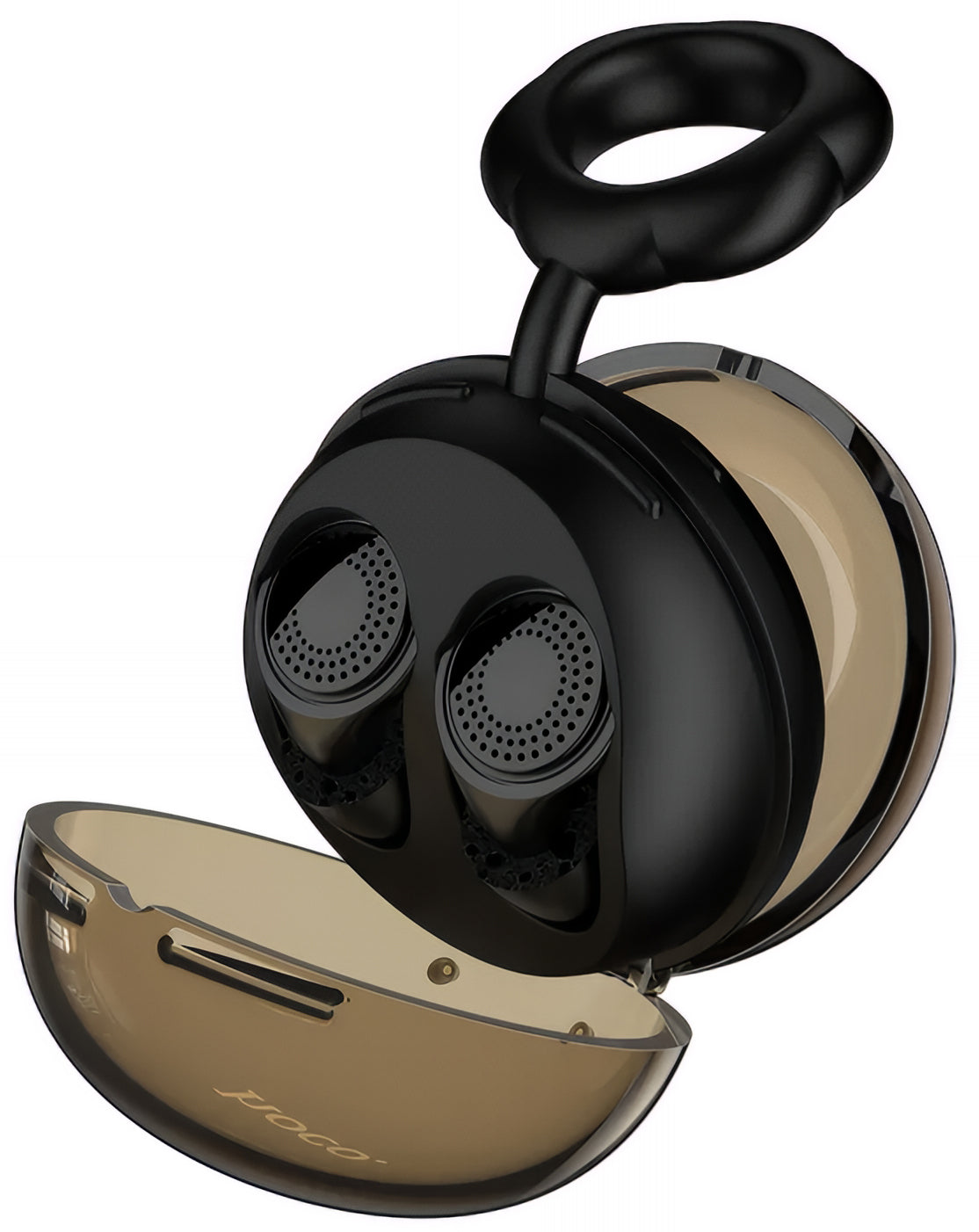 Čepovi za uši HOCO M201, Crni