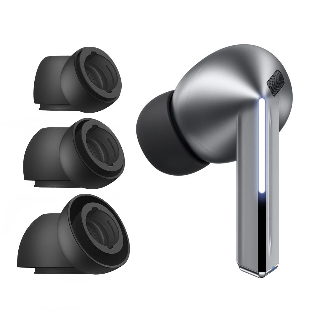 Čepovi Tech-Protect za Samsung Galaxy Buds3 FE / Buds3 Pro / Buds3, Veličina S / M / L, Crni
