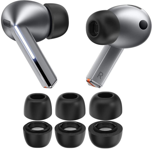 Čepovi Tech-Protect za Samsung Galaxy Buds3 Pro, Veličina S / M / L, Crni