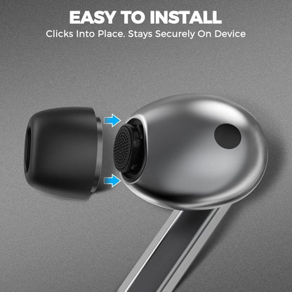 Čepovi Tech-Protect za Samsung Galaxy Buds3 FE / Buds3 Pro / Buds3, Veličina S / M / L, Crni