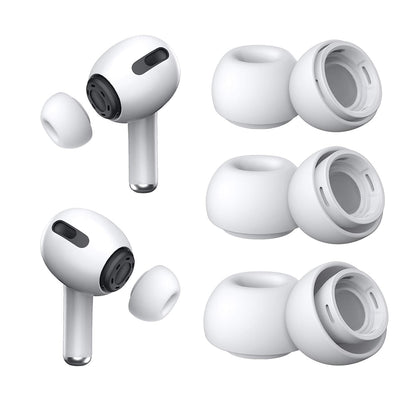 Čepovi Techsuit ET1 za Apple AirPods Pro seriju, Set od 3 komada, Bijeli