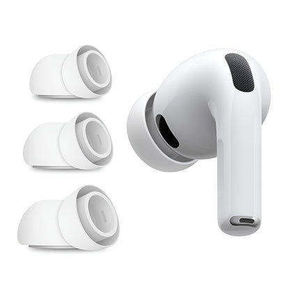 Čepovi Techsuit ET2 za Apple AirPods Pro 3, Veličina XS / S / L, Bijeli