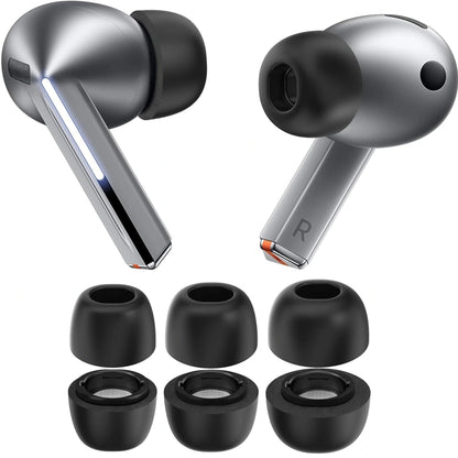 Čepovi Techsuit ET3 za Samsung Galaxy Buds3 Pro, Veličina S / M / L, Bijeli
