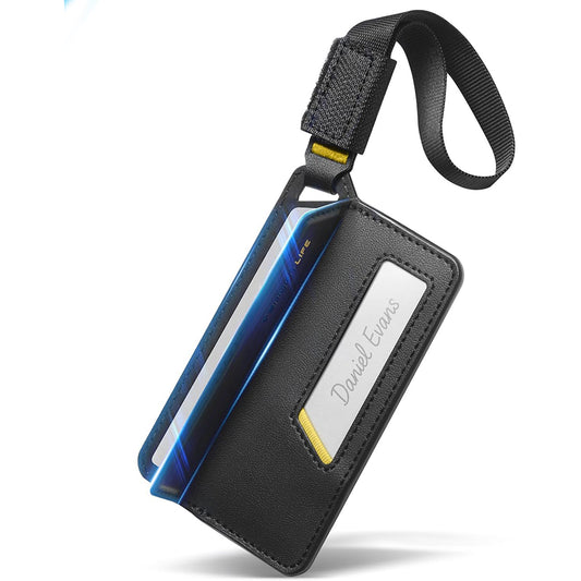Oznaka za ručnu prtljagu / kofer Spigen Luggage Tag LF510, crna AHP09776