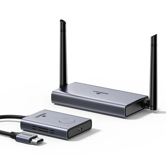 Wireless HDMI Extender UGREEN CM506, 1080P, Sivi