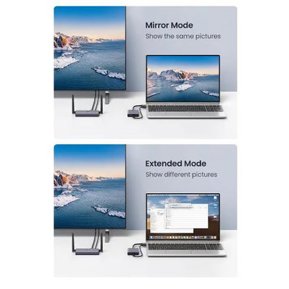 Wireless HDMI Extender UGREEN CM506, 1080P, Sivi