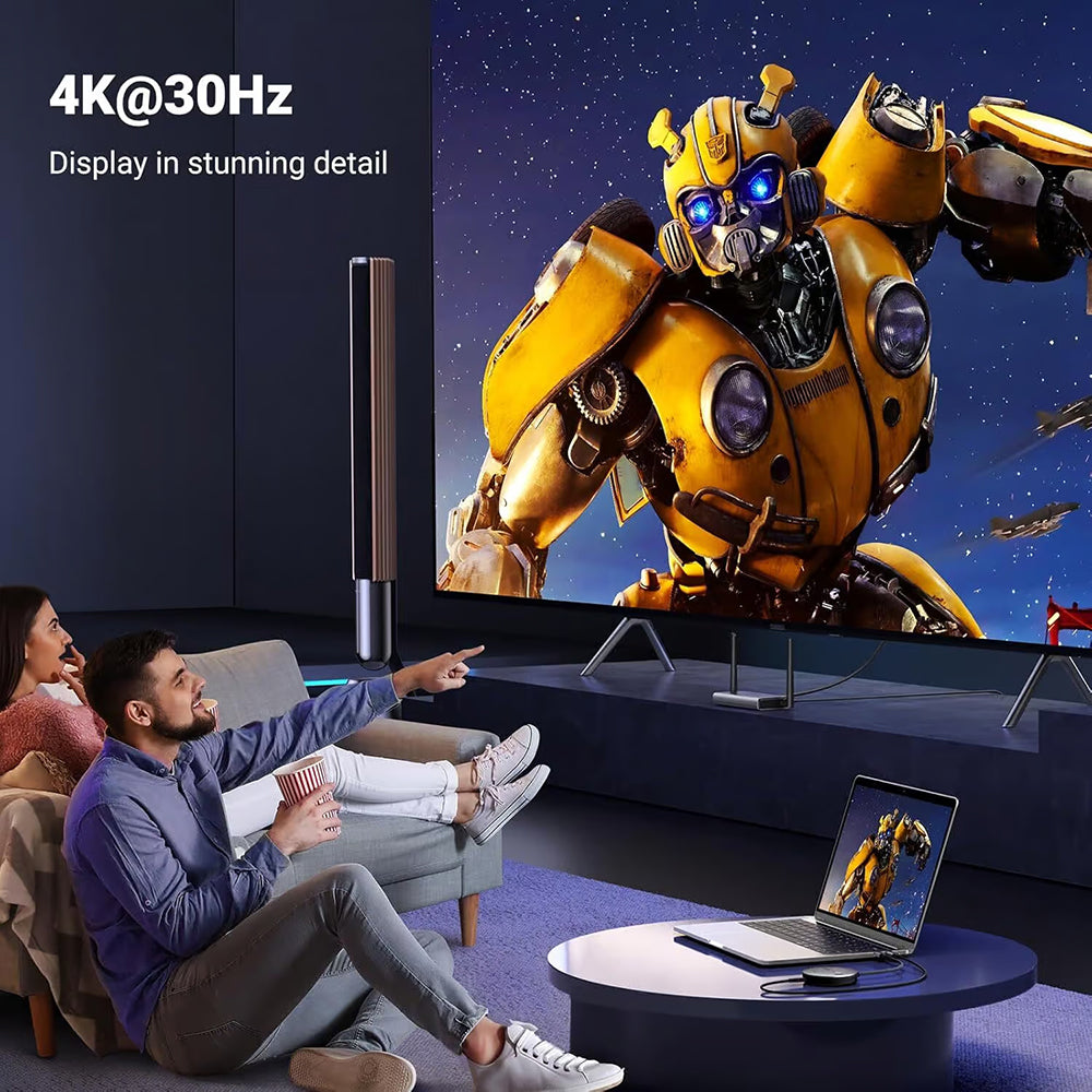 Wireless HDMI Extender UGREEN CM586, 4K, Crni