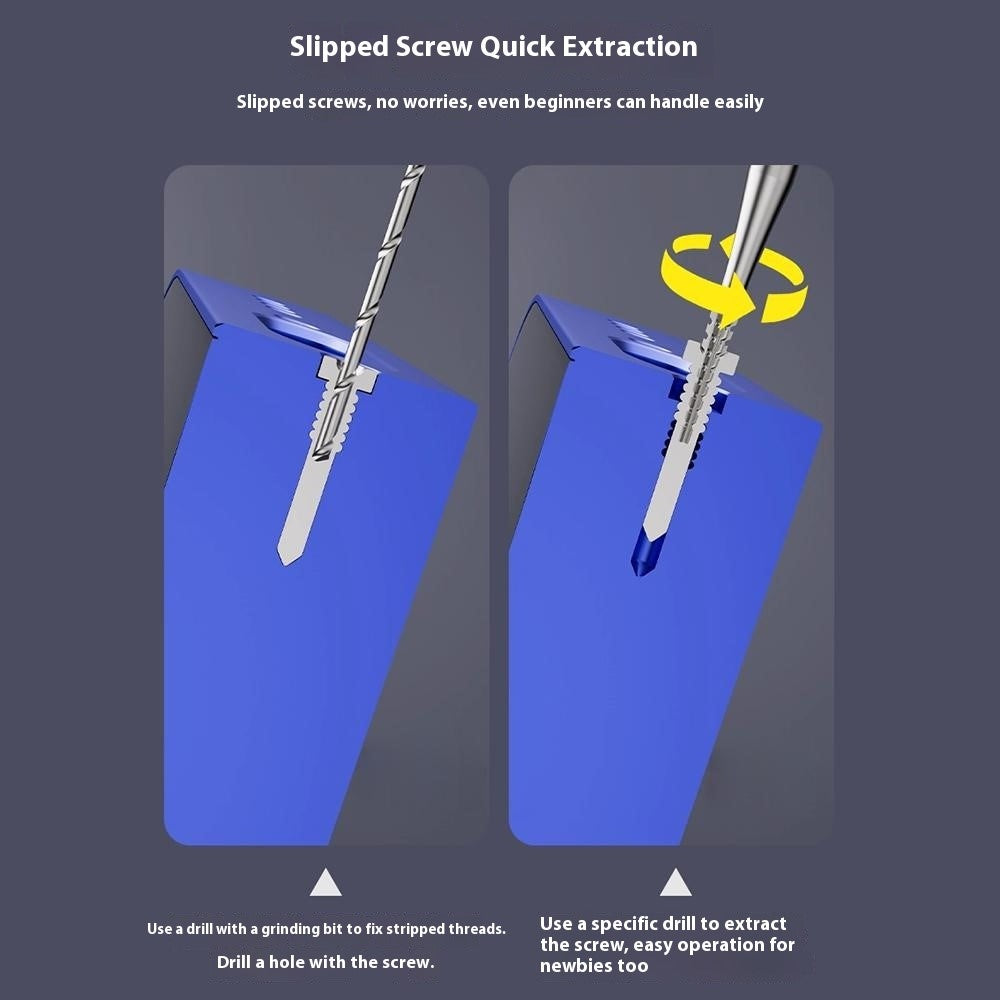 Extractor Bit OEM U8 za vađenje slomljenih vijaka, 2u1