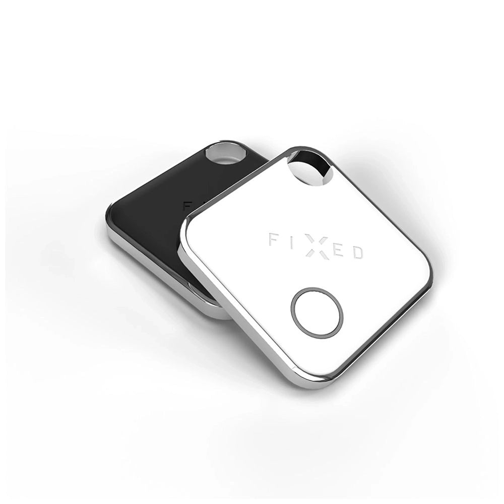 Fixed SmartTag Duo za iOS, Set 2 Komada, Bijela / Crna