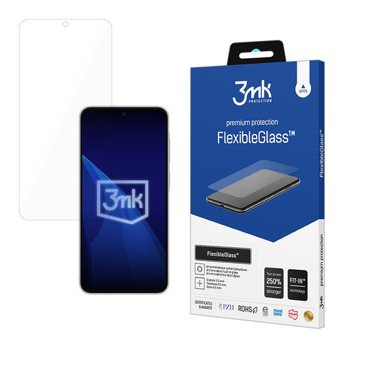 Zaštitna folija za ekran 3MK FlexibleGlass za Samsung Galaxy A57 5G, Fleksibilno staklo, Full Glue