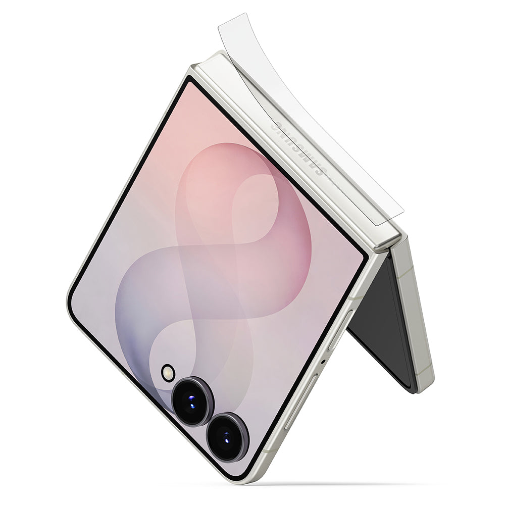 Zaštitna folija za šarku Ringke Dual Easy za Samsung Galaxy Z Flip8 F776, Plastika, Set od 2 komada