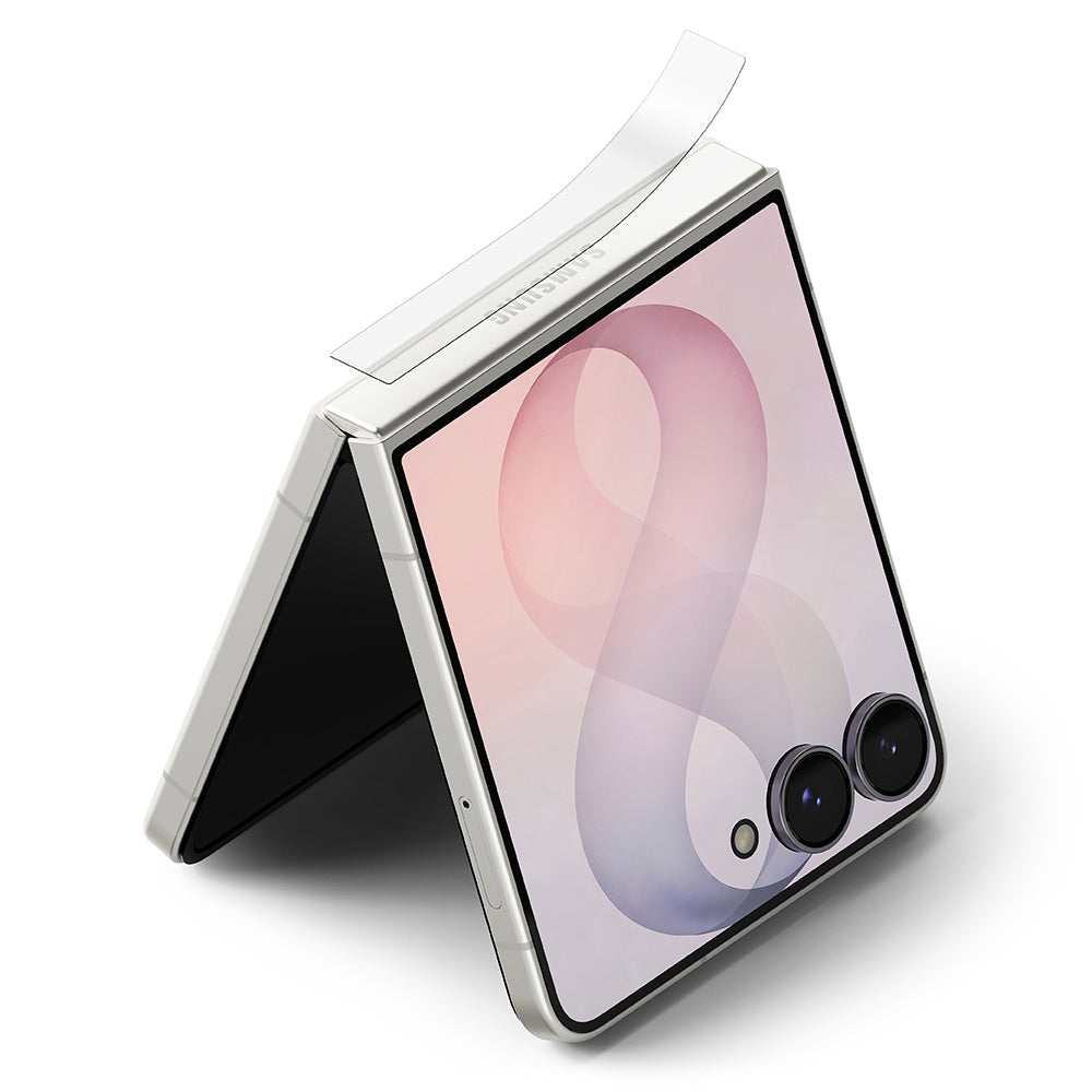 Zaštitna folija za šarku Ringke Dual Easy za Samsung Galaxy Z Flip8 F776, Plastika, Set od 2 komada