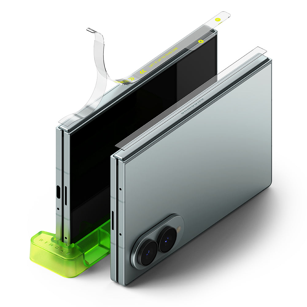 Zaštitna folija za šarku Ringke Dual Easy za Samsung Galaxy Z Fold8 F971, Plastika, Set od 2 komada