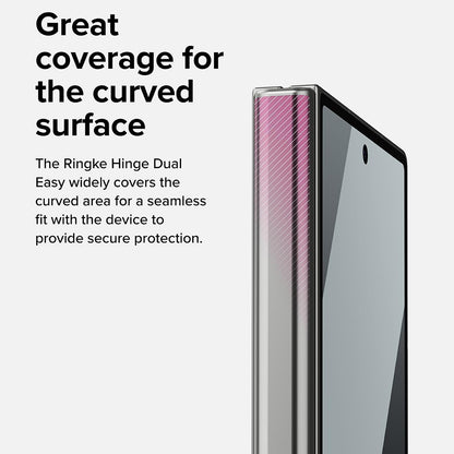 Zaštitna folija za šarku Ringke Dual Easy za Samsung Galaxy Z Fold8 Ultra F976, Plastika, Set od 2 komada