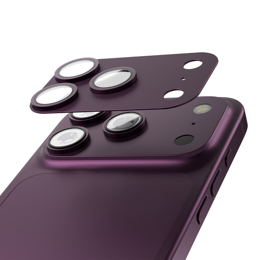 Zaštitna folija za stražnju kameru Etteri za Apple iPhone 18 Pro, Kaljeno staklo, Boja vina