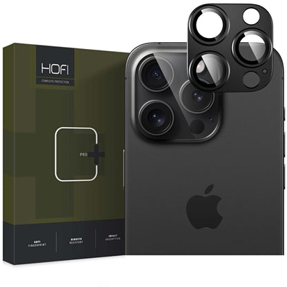 Zaštitna folija za stražnju kameru HOFI Fullcam za Apple iPhone 16 Pro Max / 16 Pro, Kaljeno staklo, Crna