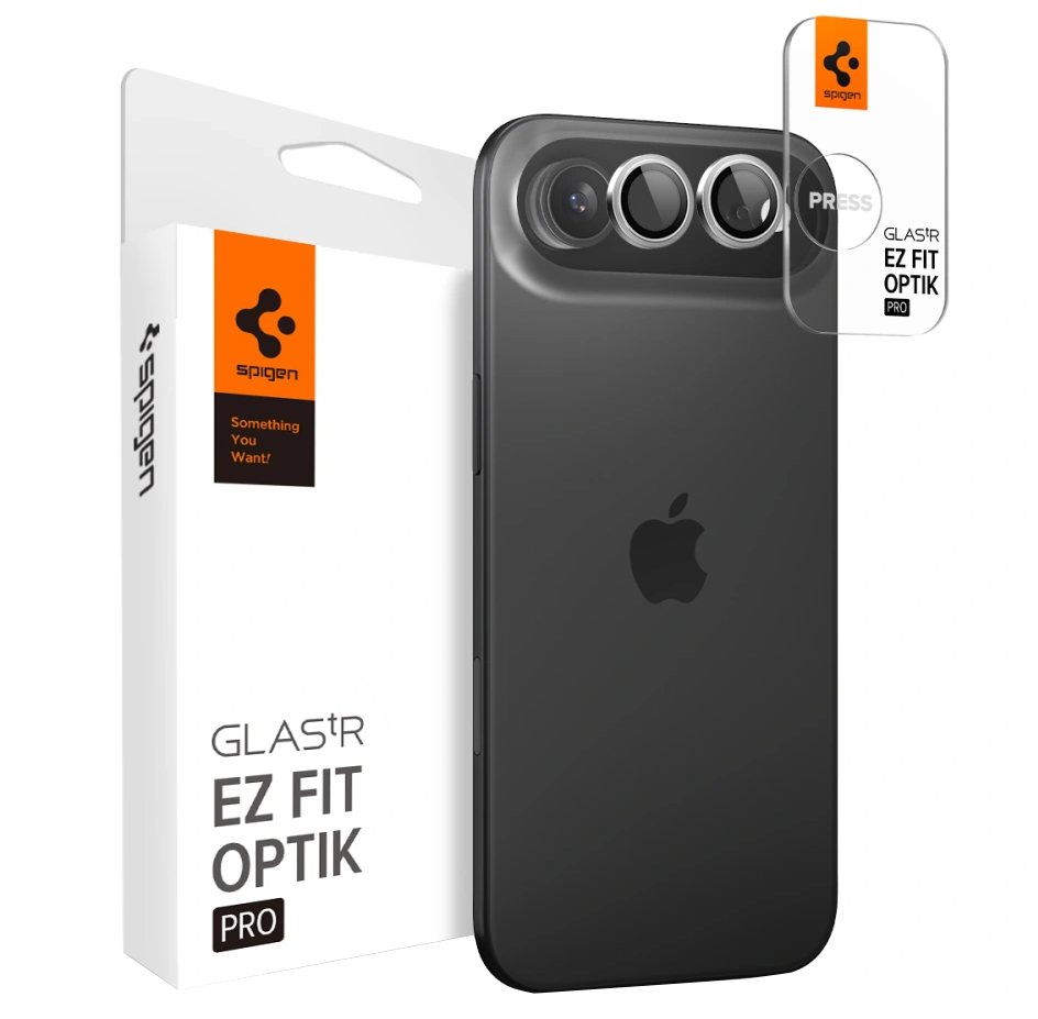 Zaštitna folija za stražnju kameru Spigen GlastR EZ FIT Optik Pro za Apple iPhone 17 Air, Kaljeno staklo, Srebrna AGL10132