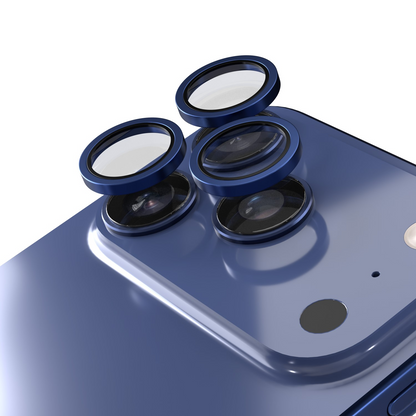 Zaštitna folija za stražnju kameru Etteri za Apple iPhone 17 Pro Max / 17 Pro, Kaljeno staklo, Plava