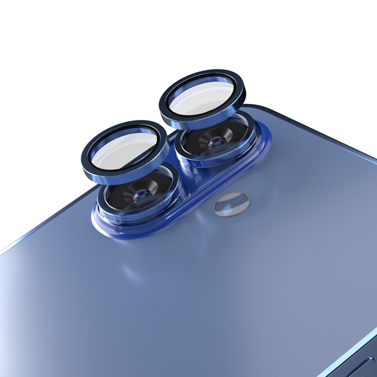 Zaštitna folija za stražnju kameru Etteri za Apple iPhone 16 Plus / 16, Kaljeno staklo, Plava