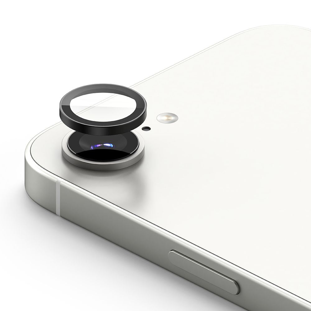 Zaštitna folija za stražnju kameru Ringke za Apple iPhone 16e, Kaljeno staklo, Set od 2 komada, Crna