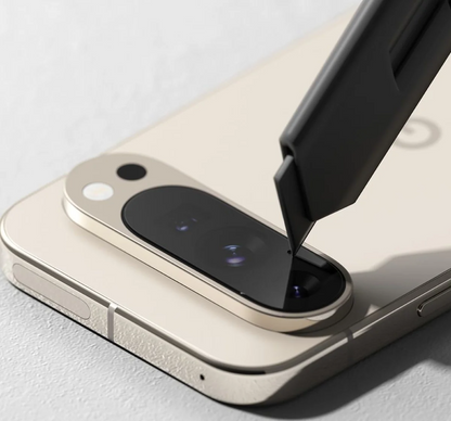 Zaštitna folija za stražnju kameru Ringke za Google Pixel 10 Pro XL, Kaljeno staklo, Set od 2 komada, Prozirna