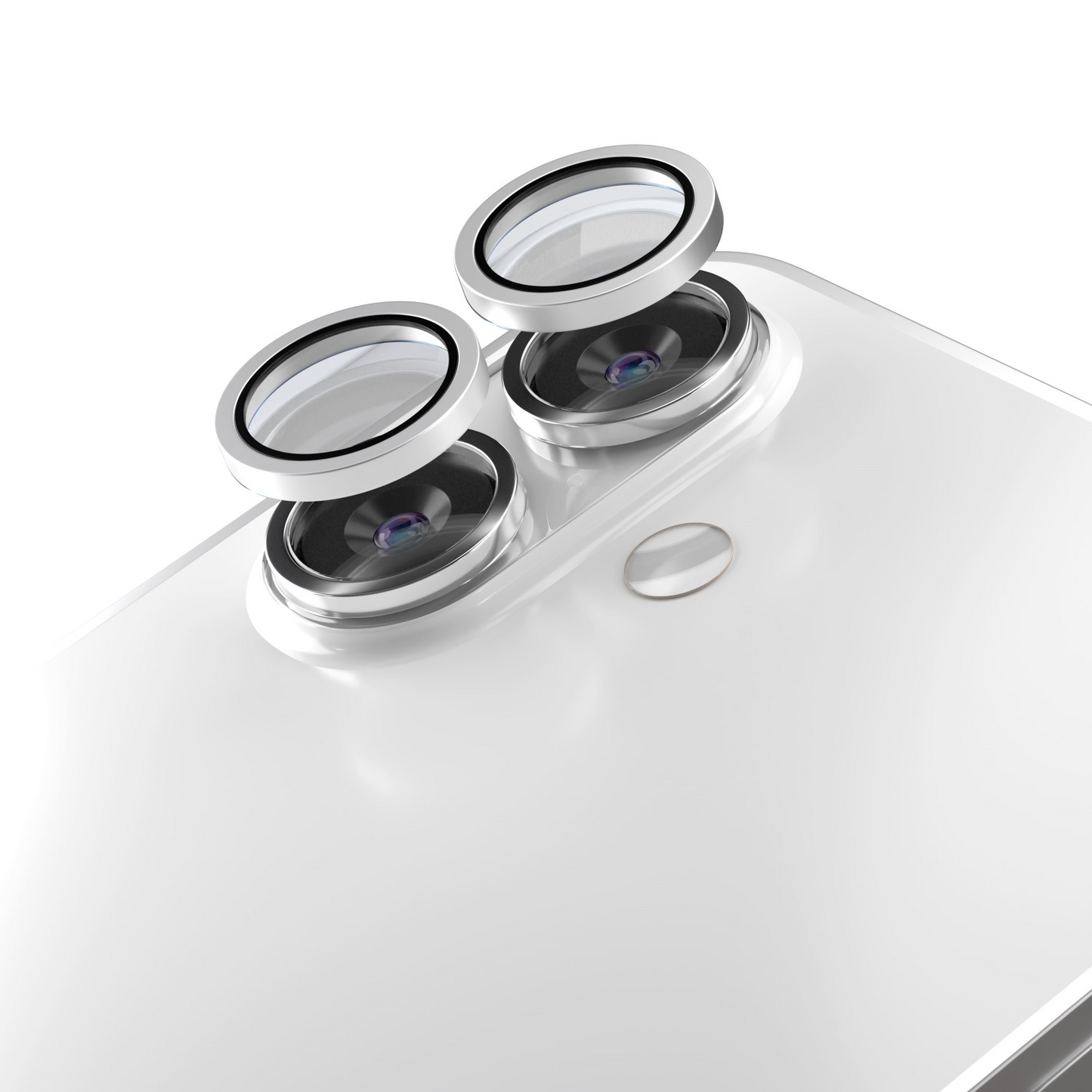 Zaštitna folija za stražnju kameru Etteri za Apple iPhone 17, Kaljeno staklo, Bijela