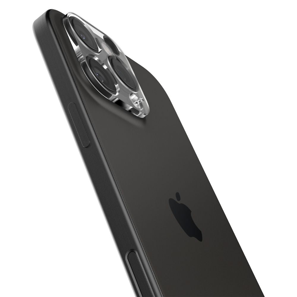 Zaštitna folija za stražnju kameru Spigen Optik za Apple iPhone 15 Pro Max / 15 Pro, Kaljeno staklo, Pun ljepilo, Set od 2 komada, Prozirna