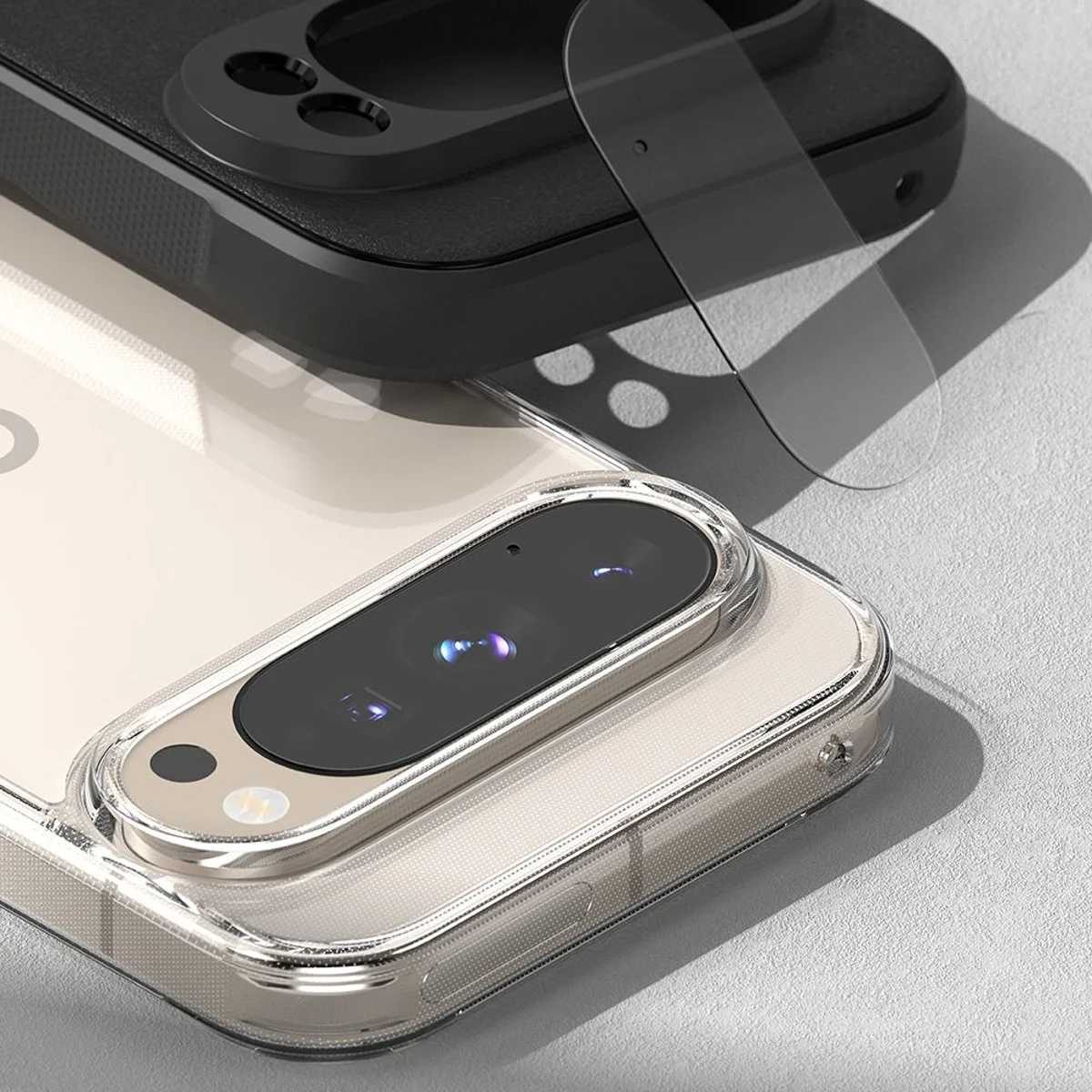 Zaštitna folija za stražnju kameru Ringke za Google Pixel 10 Pro XL, Kaljeno staklo, Set od 2 komada, Prozirna