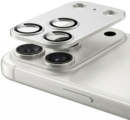 Stražnja zaštitna folija za kameru Tech-Protect CamFull Fit+ za Apple iPhone 18 Pro, kaljeno staklo, srebrna