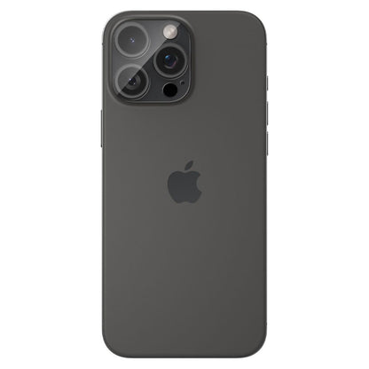 Zaštitna folija za stražnju kameru Spigen Optik za Apple iPhone 15 Pro Max / 15 Pro, Kaljeno staklo, Pun ljepilo, Set od 2 komada, Prozirna