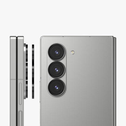 Zaštitna folija za stražnju kameru Ringke za Samsung Galaxy Z Fold6 F956, Kaljeno staklo, Set od 2 komada, Crna