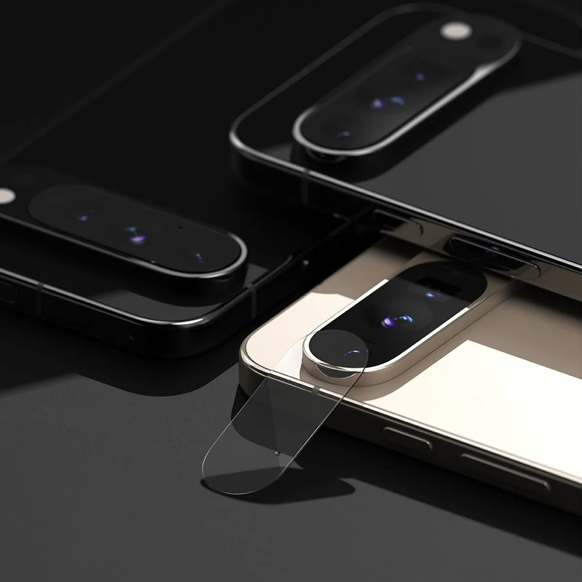 Zaštitna folija za stražnju kameru Ringke za Google Pixel 10 Pro XL, Kaljeno staklo, Set od 2 komada, Prozirna